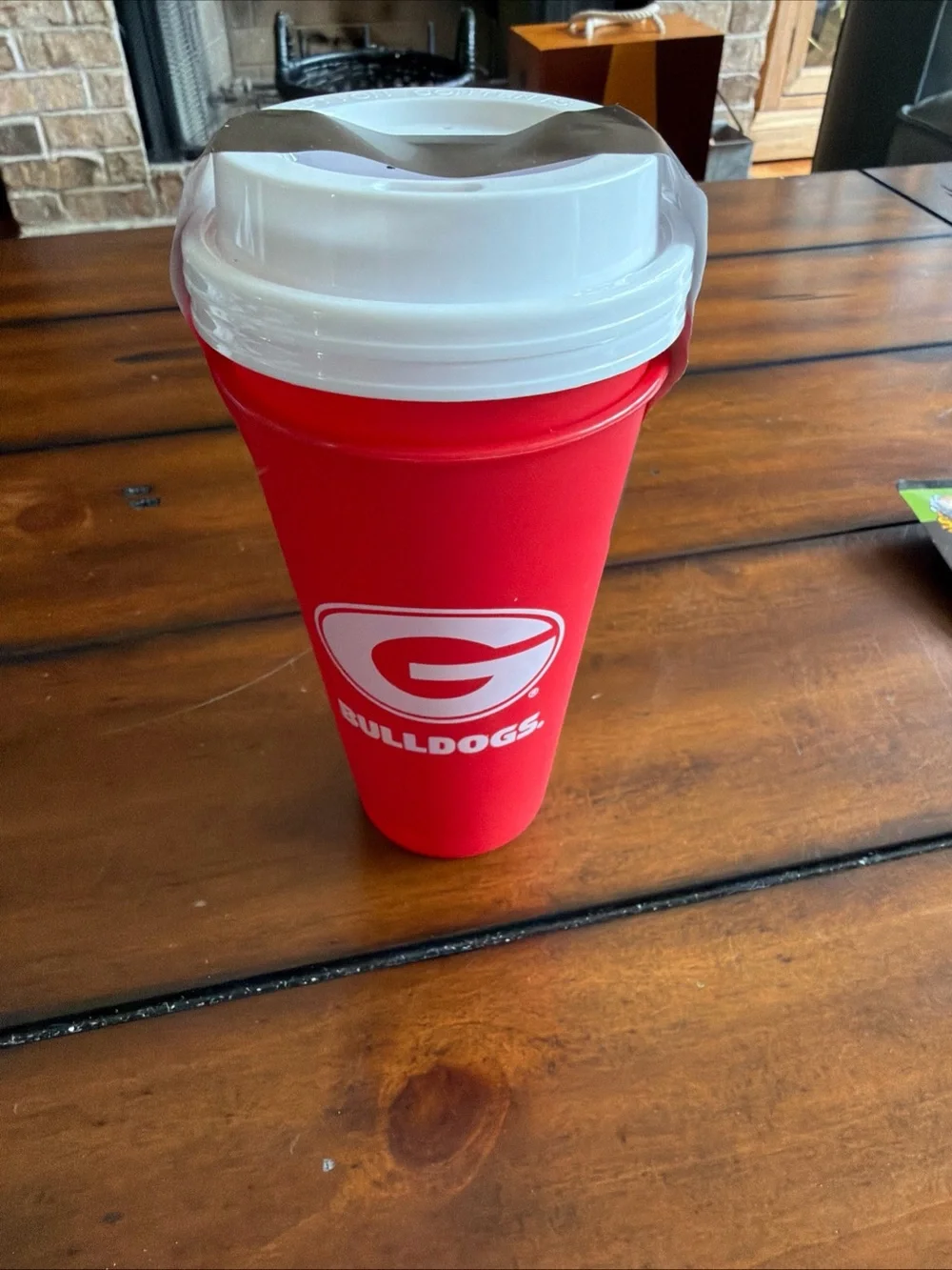 GEORGIA BULLDOGS CUPS: Two 2 Packs: BRAND NEW: 17 oz Coffee: NCAA Football